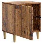 vidaXL Cabinet de chevet 2 Pièces Bois ancien 43 x 34 5 x 50 cm