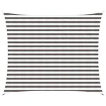 vidaXL Voile d'ombre 2 5 x 4 m HDPE Rectangulaire Gris clair et blanc
