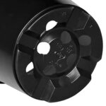 vidaXL Pot à fleurs 100 Pièces Noir Ø 15 x 12 5 cm Plastique