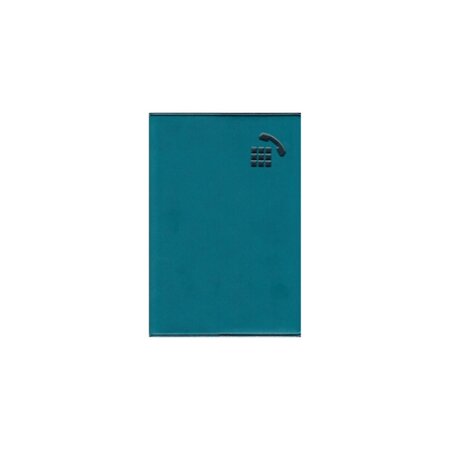 Exacompta - répertoire / carnet d'adresses 7.5 x 11 cm - turquoise