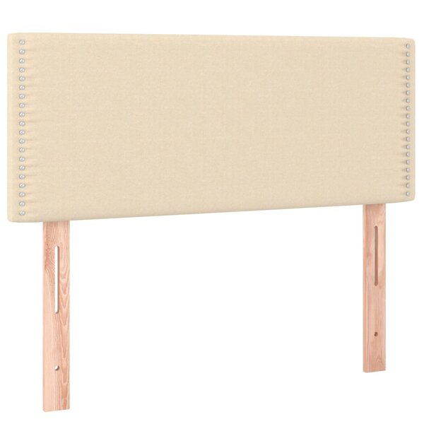 vidaXL Tête de lit Crème 80x5x78/88 cm Tissu