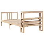 vidaXL Cadre de lit avec tête de lit sans matelas 75x190 cm