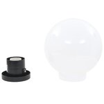 vidaXL Lampes à LED sous forme de boule 4 Pièces Sphérique 20 cm PMMA