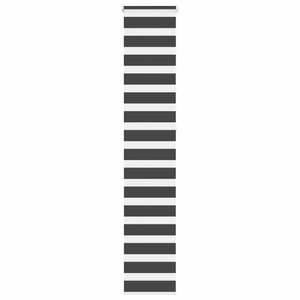 vidaXL Store zèbre noir 45x230 cm largeur du tissu 40 9 cm polyester