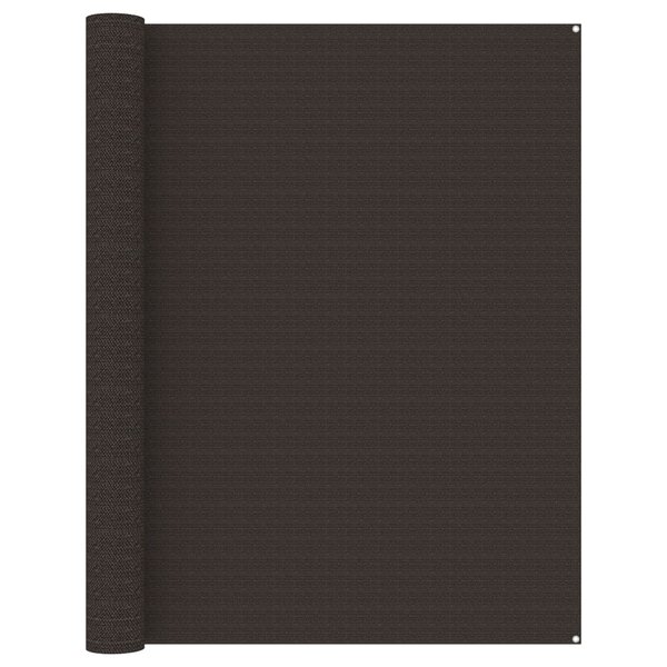 vidaXL Tapis de tente 250x350 cm Marron