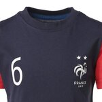 WEEPLAY T-shirt Football FFF Pogba - Maillot Enfant 100% coton jersey