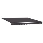 vidaXL Auvent rétractable automatique anthracite 400x300 cm