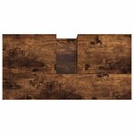 vidaXL Armoire de bain chêne fumé 65x33x60 cm bois d'ingénierie