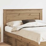 vidaXL Tête de lit Chêne artisanal 160 cm Bois d'ingénierie