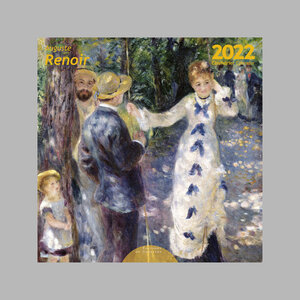 Calendrier 2022 mural 30x30 cm Renoir