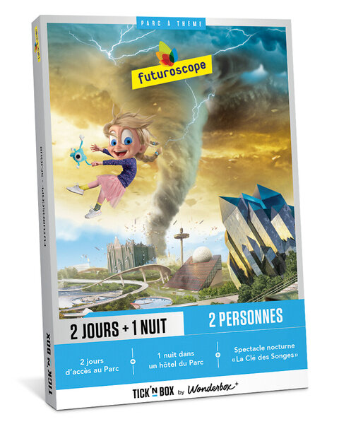Coffret cadeau - ticketbox - futuroscope - séjour