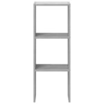vidaXL Bibliothèque empilable sonoma gris 30x30x80 cm bois ingénierie