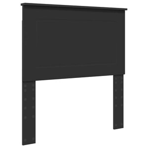 vidaXL Tête de lit Chêne noir 80 cm Bois d'ingénierie