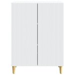 vidaXL Buffet Blanc 66 x 34 5 x 90 cm Bois d'ingénierie