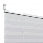 Vidaxl store plissé 80x150 cm blanc