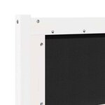 vidaXL Tête de lit Autre Blanc 135 cm Bois massif en pin