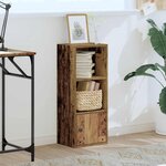 vidaXL Bibliothèque vieux bois 31x24x77 cm bois d'ingénierie