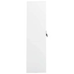 vidaXL Garde-robe Blanc 80x50x180 cm Acier