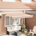 vidaXL Auvent Rétractable Multicolore 350 x 200 cm