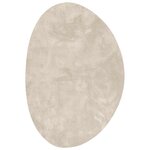 vidaXL Tapis de surface HUARTE Beige 160 x 230 cm Polyester