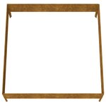 vidaXL Lit surélevé de jardin 100x100x33 5 cm acier corten