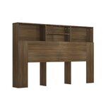 vidaXL Armoire de tête de lit Chêne marron 160x19x103 5 cm