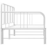 vidaXL Cadre de canapé-lit extensible sans matelas blanc 90x200 cm