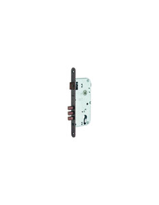 THIRARD - Boitier de serrure encastrable à cylindre pour porte d'entrée  axe 45mm  entraxe 85mm  bouts ronds  chrome