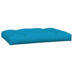 vidaXL Coussins de palette lot de 2 bleu tissu