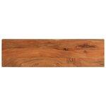 vidaXL Dessus de table 110x20x2 5cm rectangulaire bois massif d'acacia