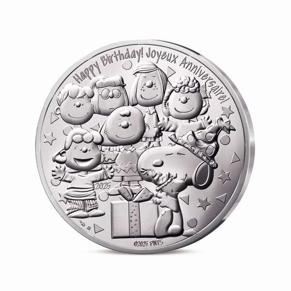 Snoopy Monnaie de 100€ Argent