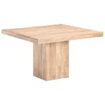 vidaXL Table de salle à manger 120x120x77 cm Bois de manguier massif