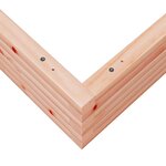 vidaXL Jardinière 100x100x23 cm bois massif de douglas