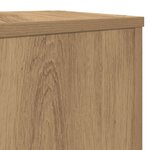 vidaXL Supports pour plantes 2 Pièces chêne artisanal bois d'ingénierie