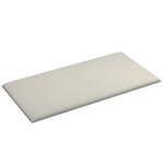 vidaXL Tête de lit murale 12 Pièces Crème Velours