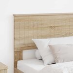 vidaXL Tête de lit Chêne Sonoma 100 cm Bois d'ingénierie