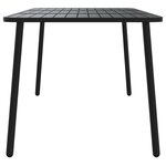vidaXL Table de jardin anthracite 165x80x71 cm acier
