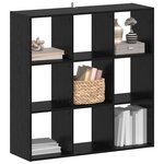 vidaXL Bibliothèque Chêne noir 102 x 32 x 102 cm