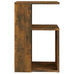 vidaXL Table d'appoint Chêne fumé 36x30x56 cm Bois d'ingénierie