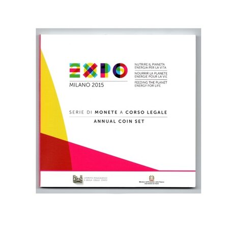 Coffret série euro bu Italie 2015 (Exposition universelle de Milan)