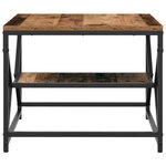 vidaXL Table basse Bois ancien 51 x 50 x 40 cm