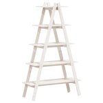 vidaXL Étagère 5 niveaux en forme de A 110x40x180 5 cm bois pin massif