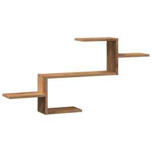 vidaXL Étagère murale chêne artisanal 104x15x49 cm bois d'ingénierie