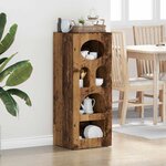 vidaXL Buffet Bois ancien 40 x 35 x 100 5 cm Bois d'ingénierie