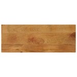 vidaXL Dessus de table 90x20x3 8 cm rectangulaire bois massif manguier