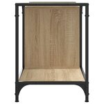 vidaXL Meuble TV chêne sonoma 153x37x50 cm bois d'ingénierie