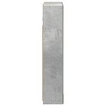vidaXL Armoire Miroir de Salle de Bain Gris béton 30 x 10 5 x 50 cm