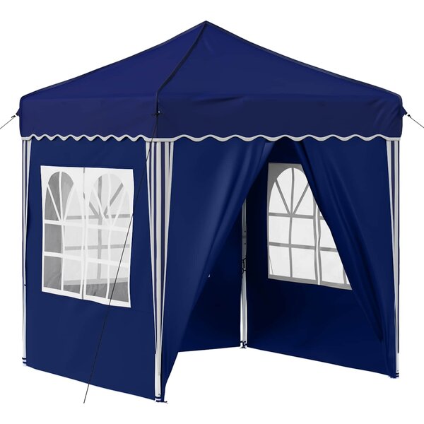 vidaXL Tente de fête pop-up 195 x 195 x 245 cm Bleu Tissu Oxford