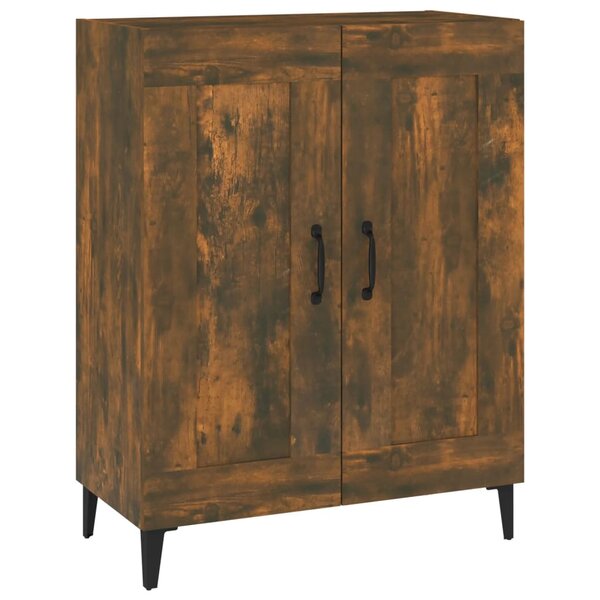 vidaXL Buffet chêne fumé 69 5x34x90 cm bois d'ingénierie