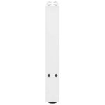 vidaXL Pieds de table basse Blanc 2 pièces 38 x (42-43) cm Acier